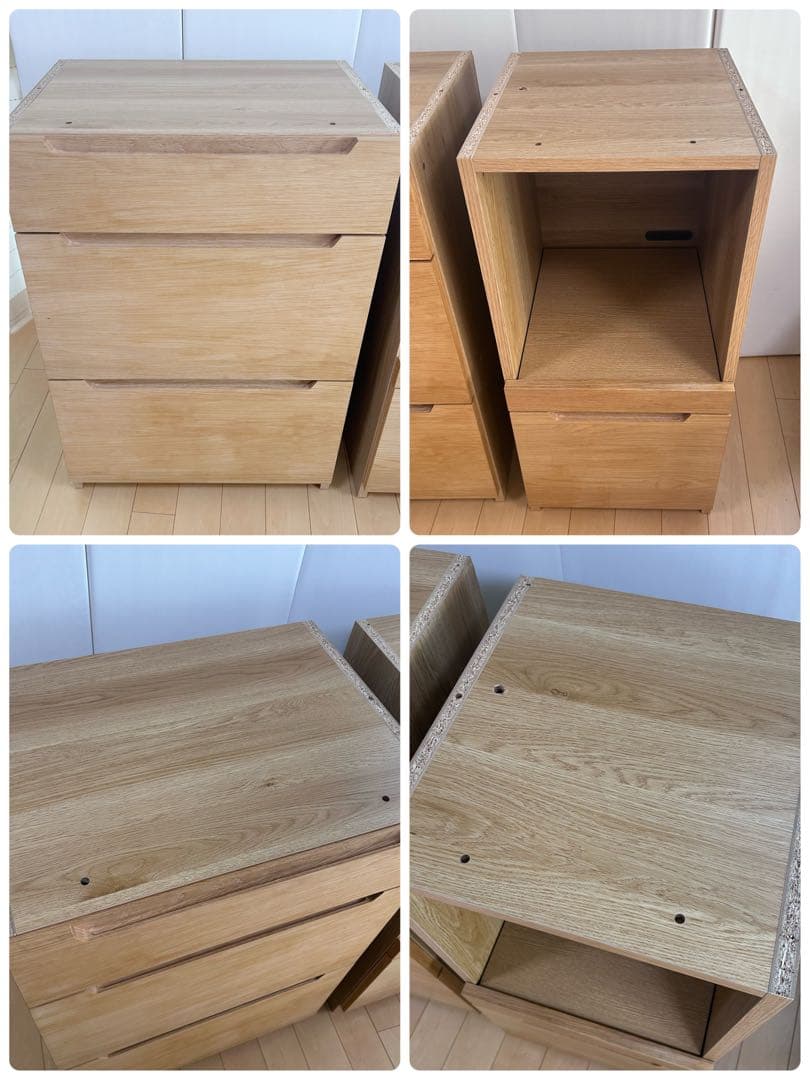 【yuki様】unico LOMキッチンカウンター　W1000 setF オーク