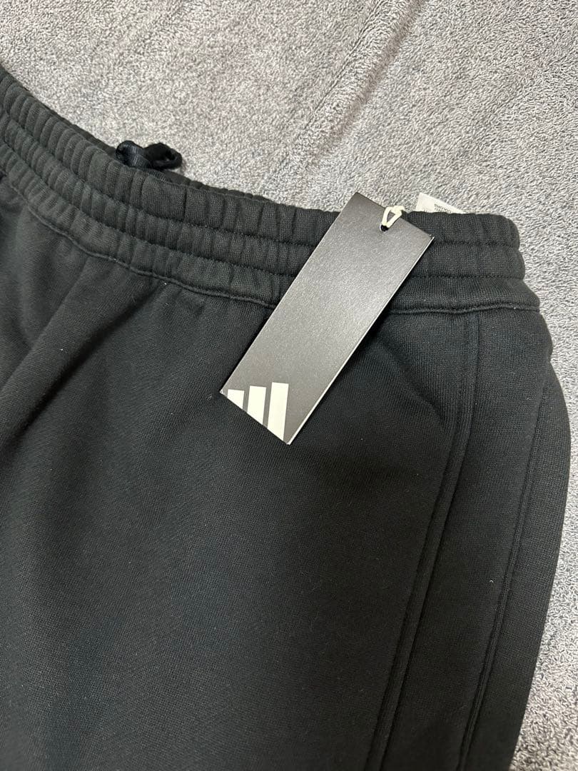 新品タグ付 adidas アディダス セットアップ スウェット 黒 L フーディ