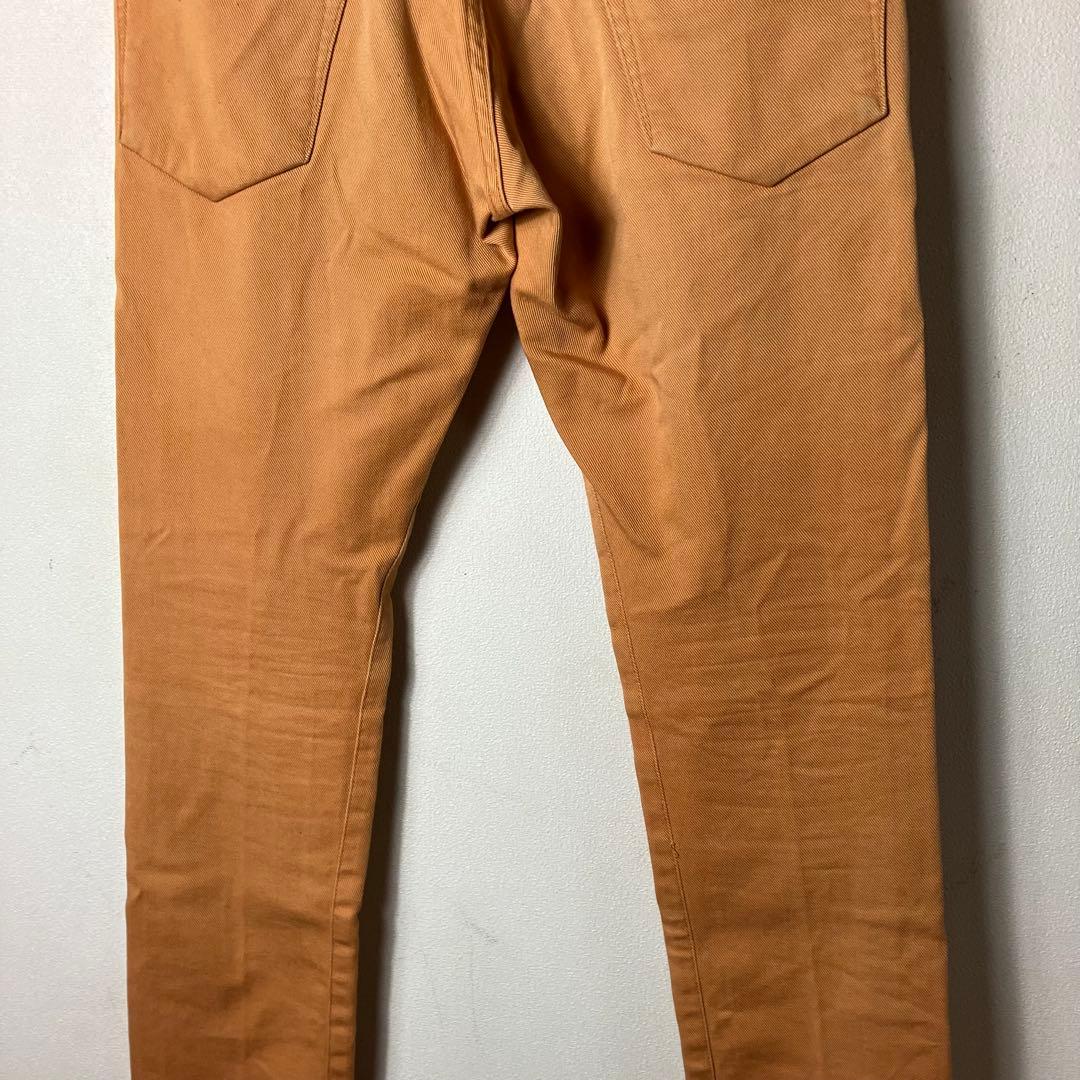 大人気　ヒステリックグラマー　デニムジーンズ　30インチ極細　オレンジ