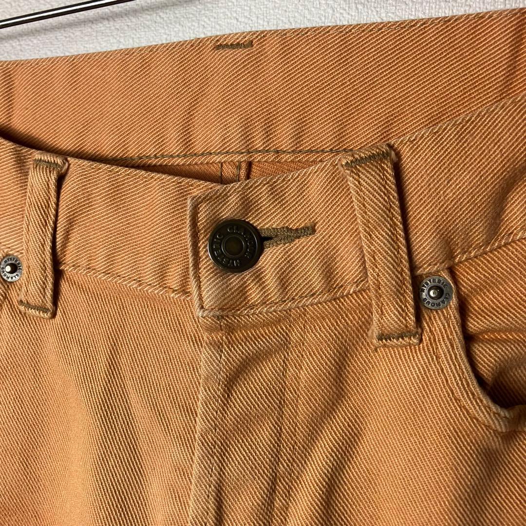 大人気　ヒステリックグラマー　デニムジーンズ　30インチ極細　オレンジ