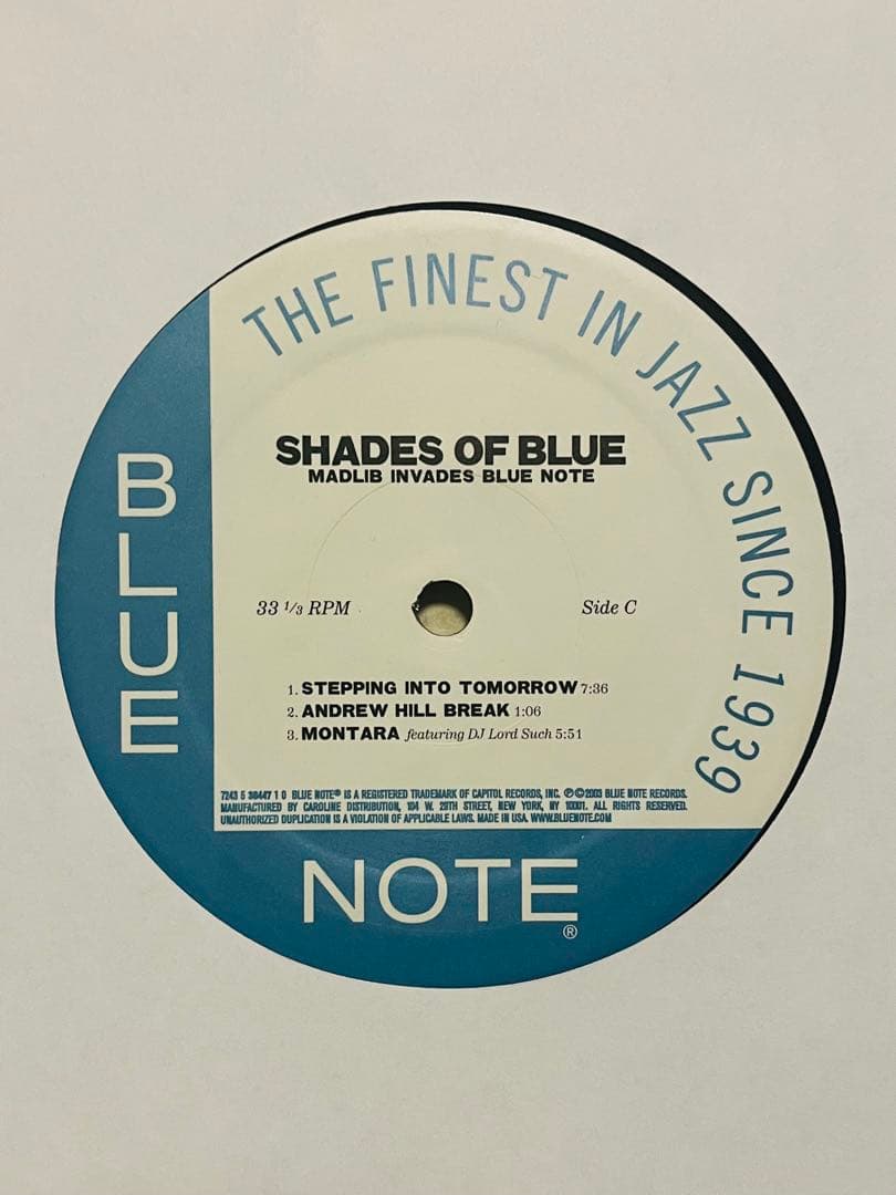 USオリジナル盤 MADLIB SHADES OF BLUE 2LP