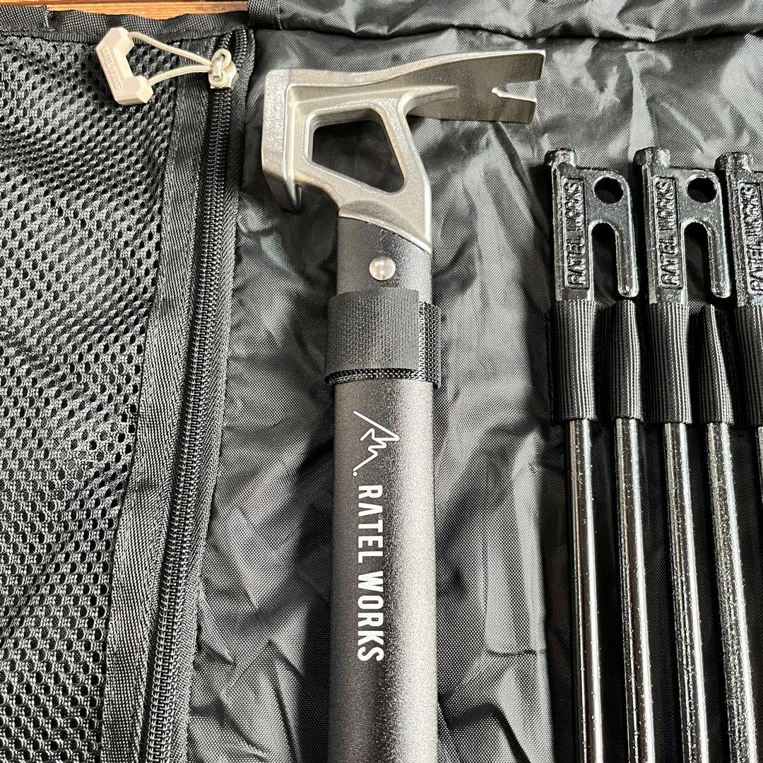 RATELWORKS　ペグ20本&ペグハンマーセット