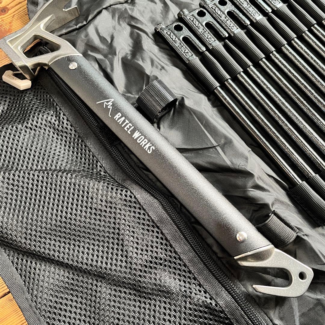 RATELWORKS　ペグ20本&ペグハンマーセット