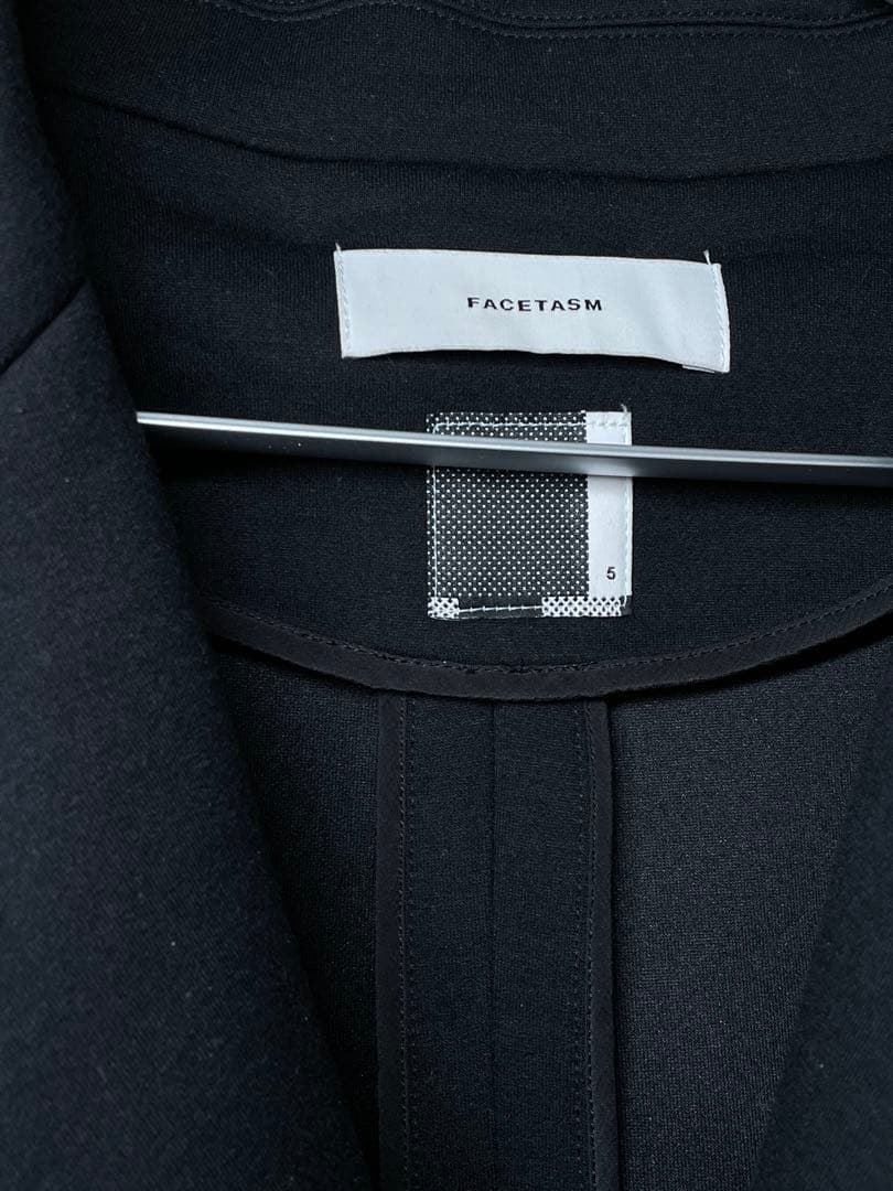 FACETASM ボンディング テーラードジャケット ブラック