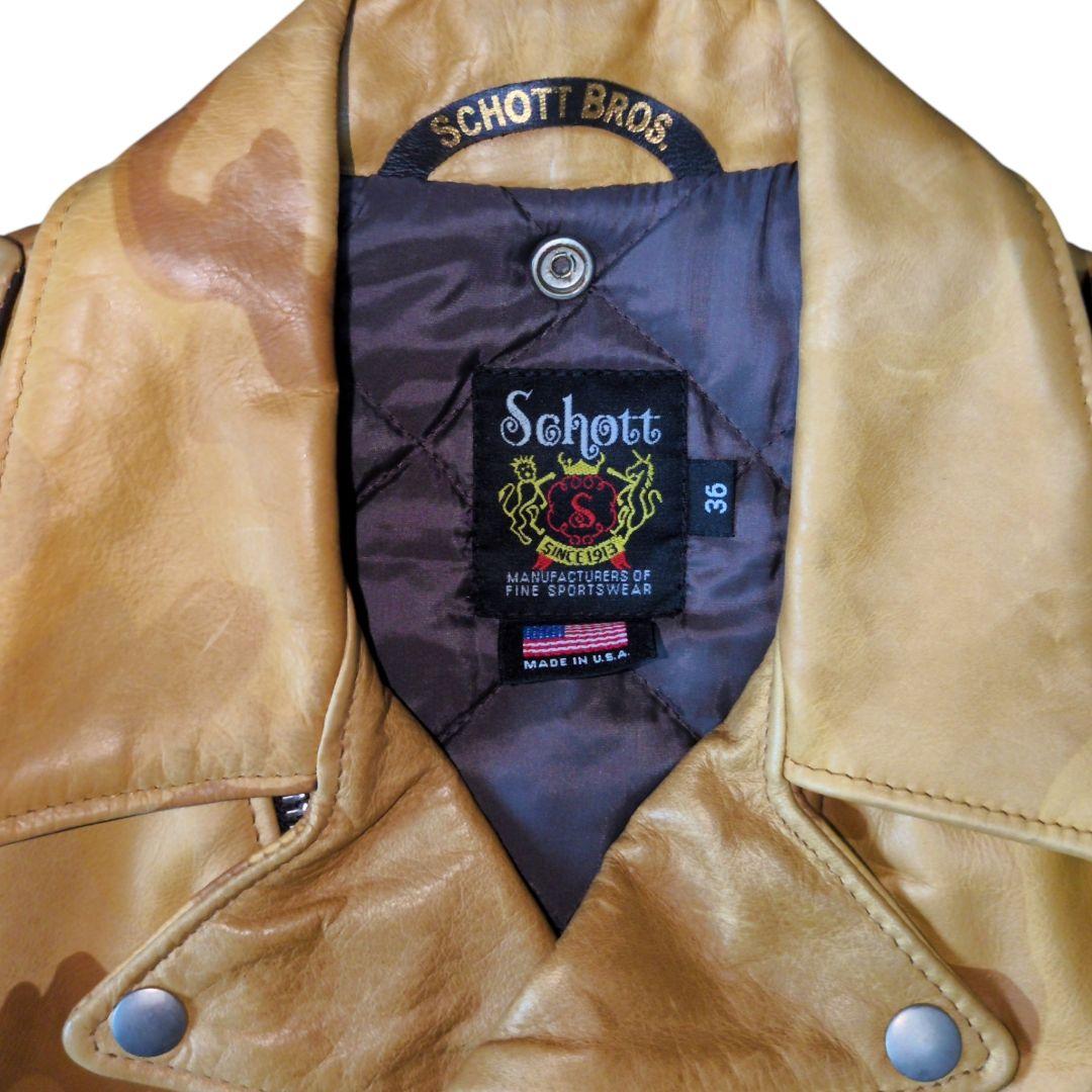 【希少/入手困難】ショット　USA製 611UST　ワンスター ライダース　迷彩