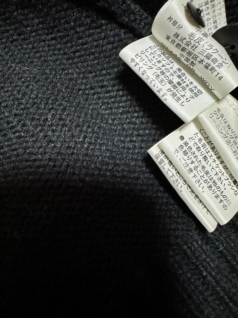 希少✨【バーバリーブルーレーベル】ファーフードニットパーカーベルトカーディガン