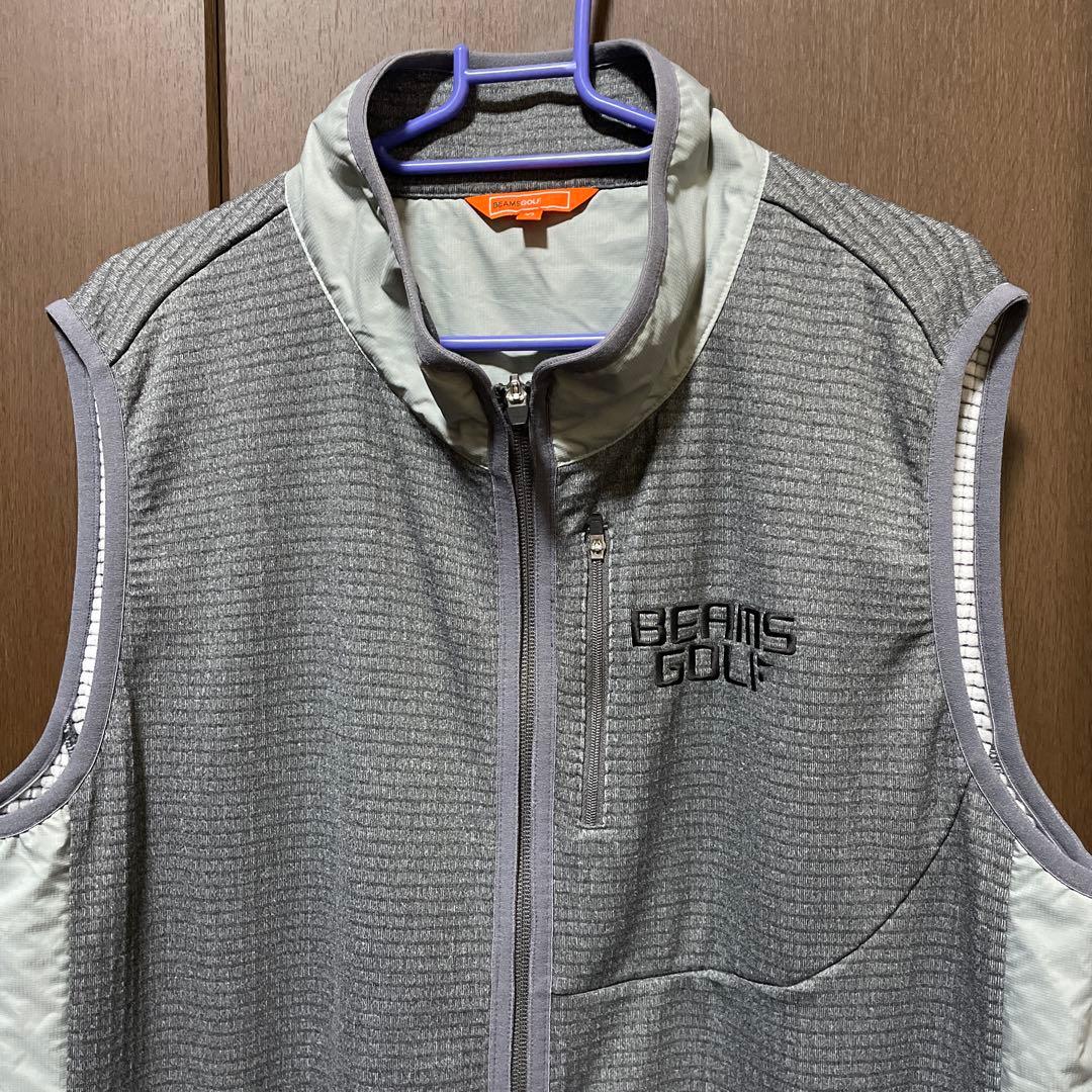BEAMS GOLF ベスト XL グレー