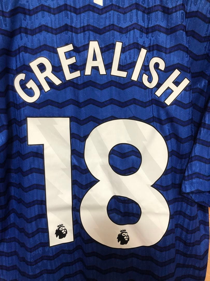 [美品]エヴァートン25/26 J・グリーリッシュ プレミアリーグ仕様