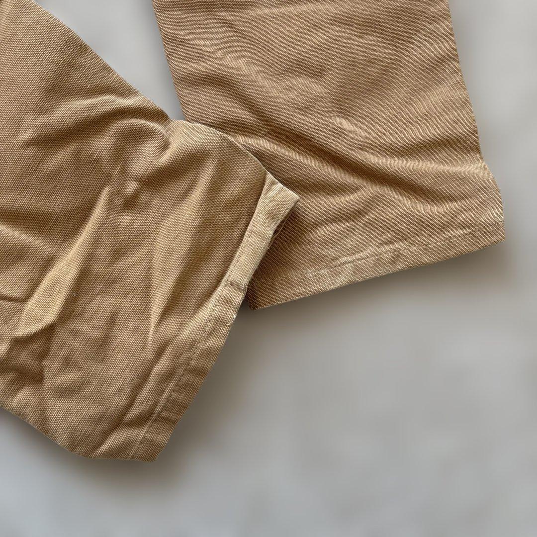 アメリカ製【ダック地】カーハート　ワークパンツ　ベージM　w31