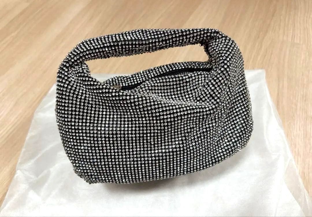 アルアバイル　ルルウィルビー ワンハンドルビジューミニハンドバッグ