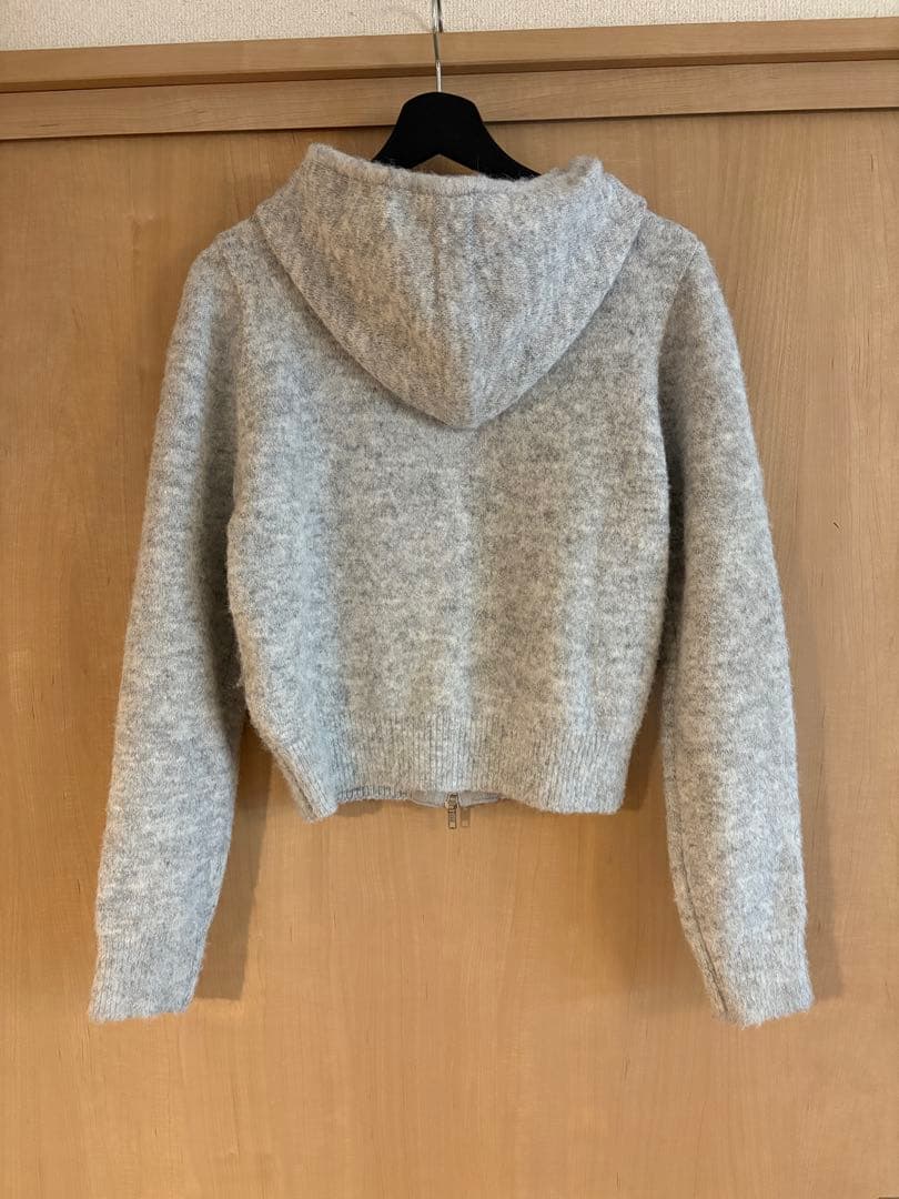 トップス Rest&Recreation HAIRY KNIT HOOD ZIP-UP