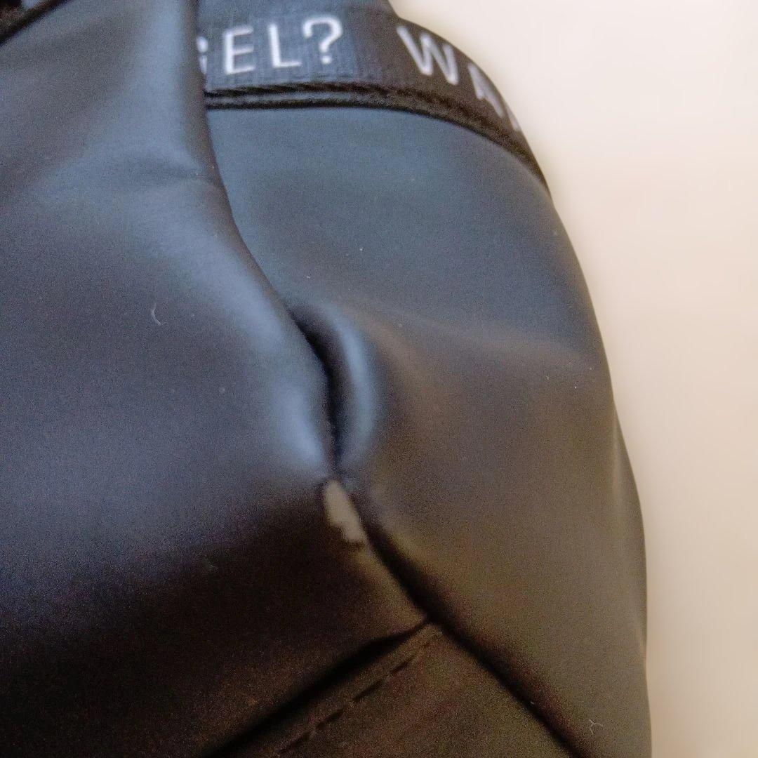 人気完売品　WAAC　ワック　マットレザー　カートバッグ　ゴルフ　黒ブラック