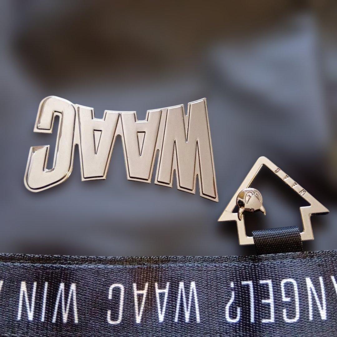 人気完売品　WAAC　ワック　マットレザー　カートバッグ　ゴルフ　黒ブラック