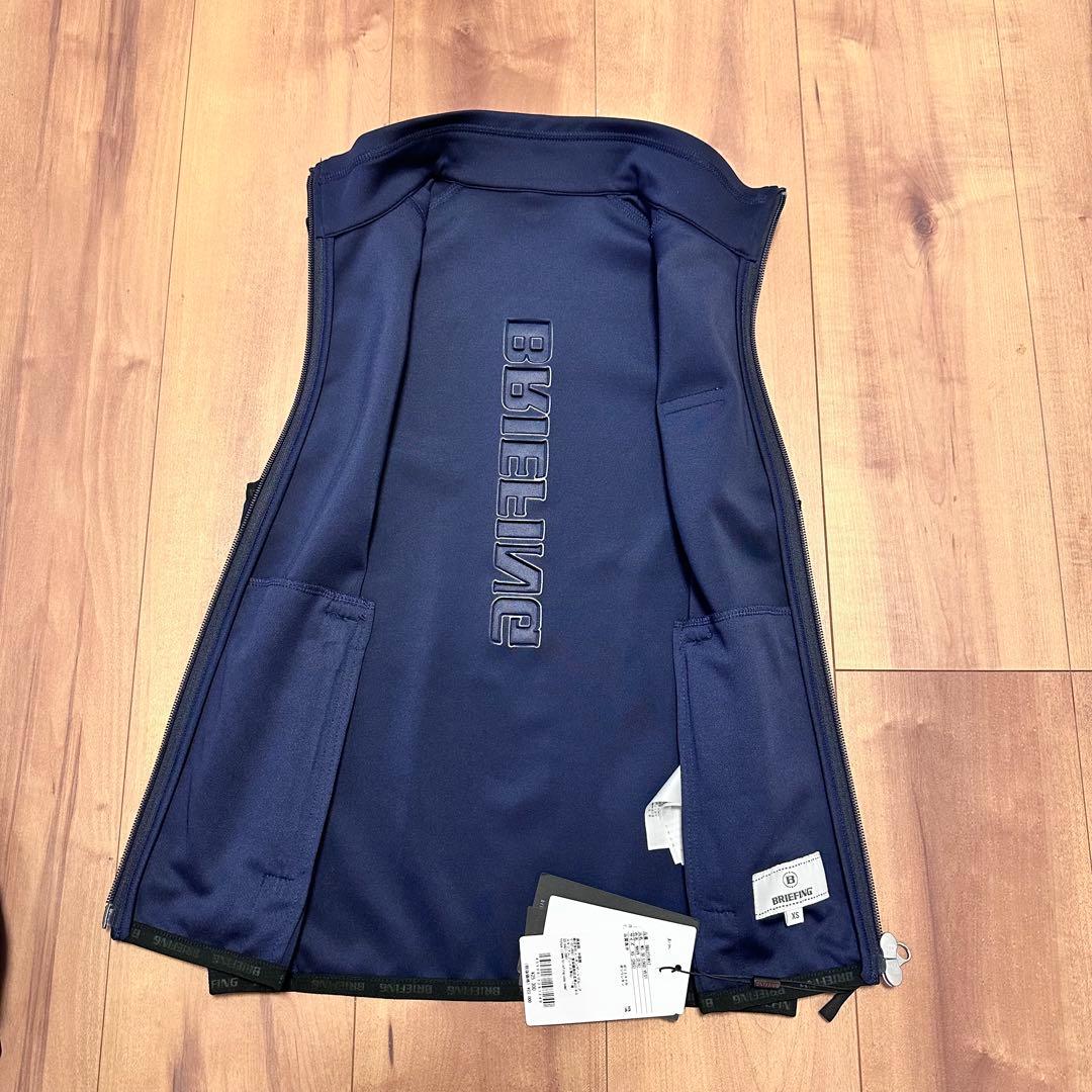 3Dロゴ　フルジップ　ベスト　スカート　セットアップ　ネイビサイズXS 春夏