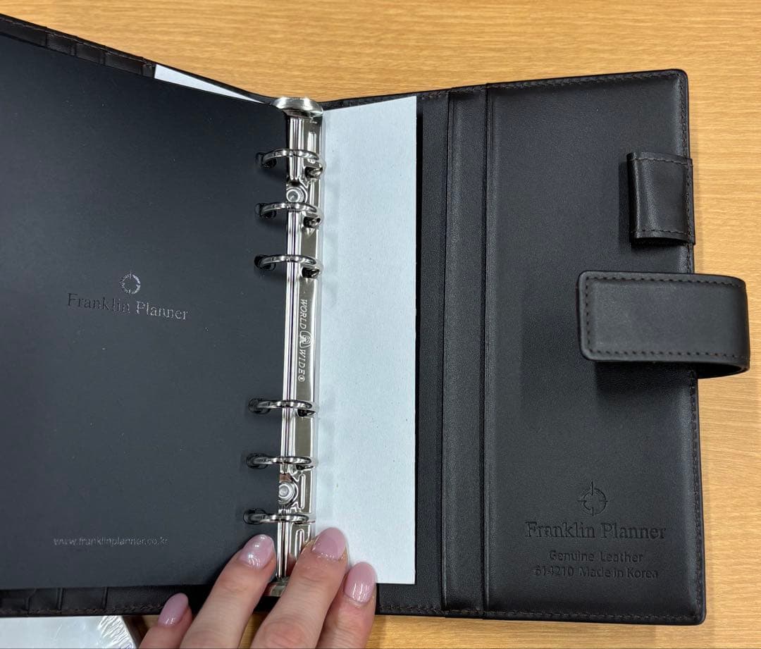 猛暑応援セール✨本革✨未使用【Franklin Plannerシステム手帳セット