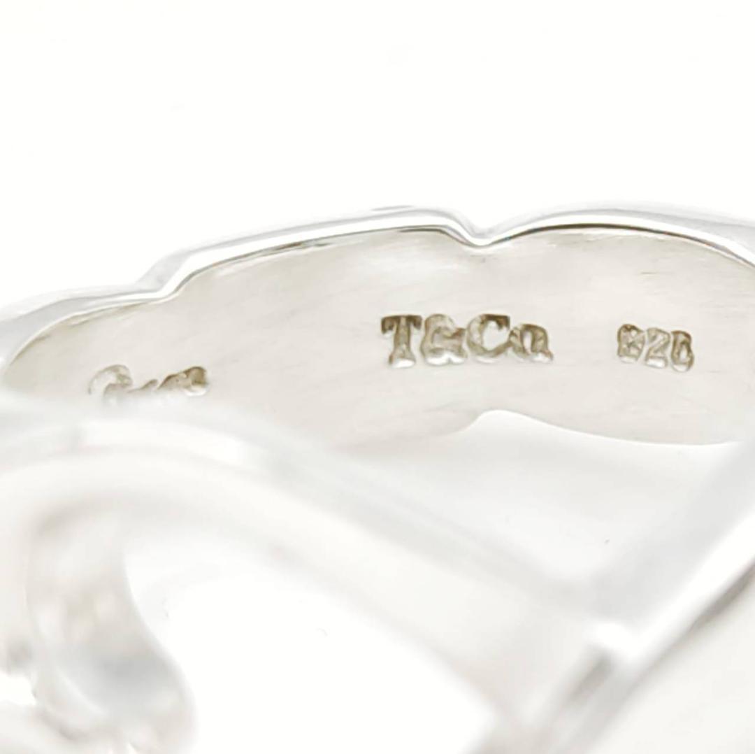 【極美品】■ティファニー　リング9号　ダブルラビングハート　TIFFANY　指輪