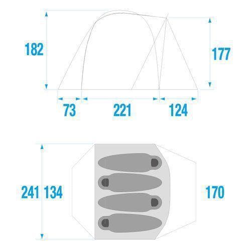 ザ ノースフェイス Wawona 4 ワオナ4 テント