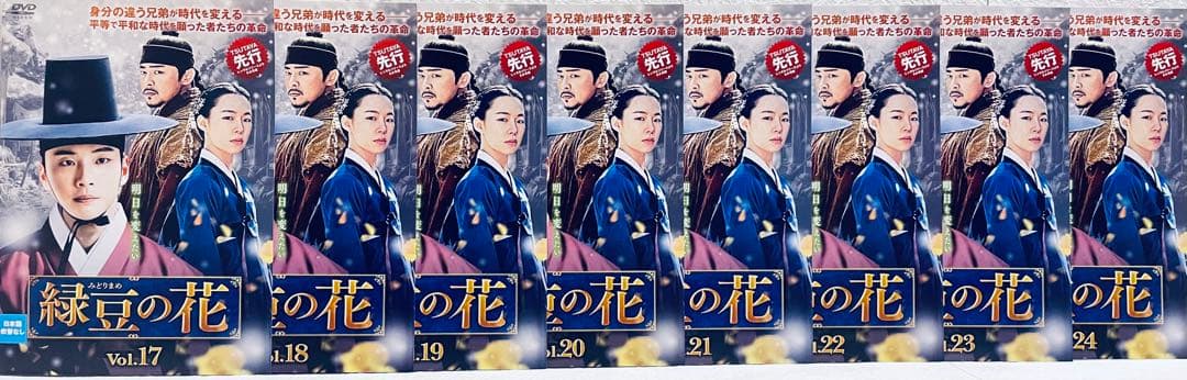 緑豆の花　【全24巻】　レンタル版DVD 全巻セット　韓国ドラマ　ユン・シユン