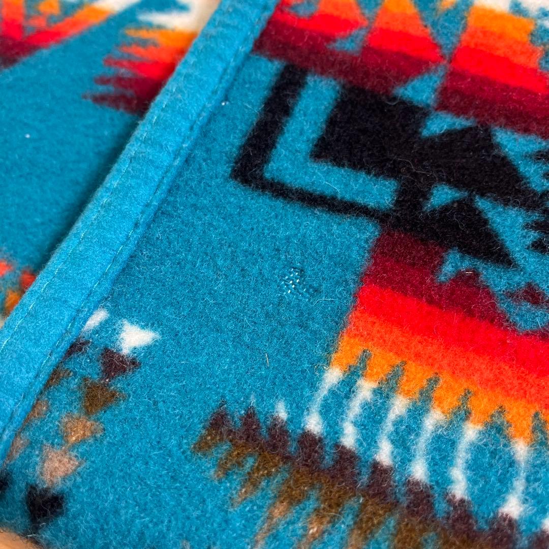 USA製◾️PENDLETON ペンドルトン チマヨ柄 ブランケット 毛ウール B