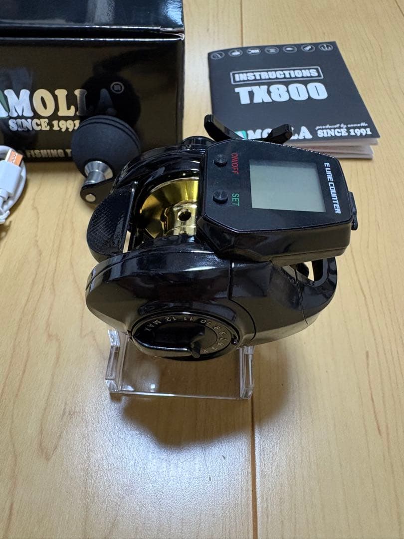 MORUTOさん専用カウンターリール　フォールレバー付き　左巻き