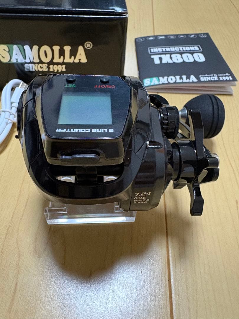 MORUTOさん専用カウンターリール　フォールレバー付き　左巻き