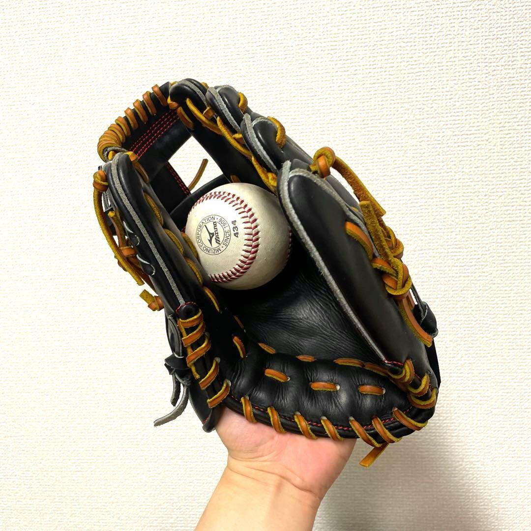 313 トレジャー 未使用 型抜群 即戦力 硬式 内野手用グローブ