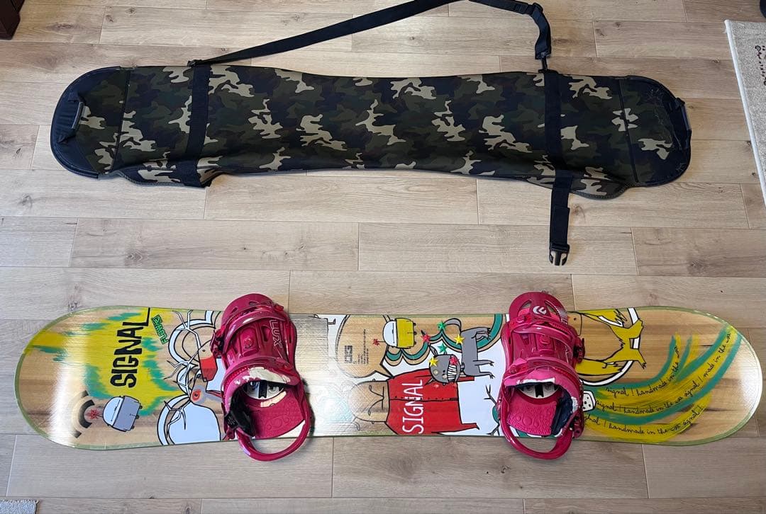 SIGNAL スノーボード バインディング付き　151cm