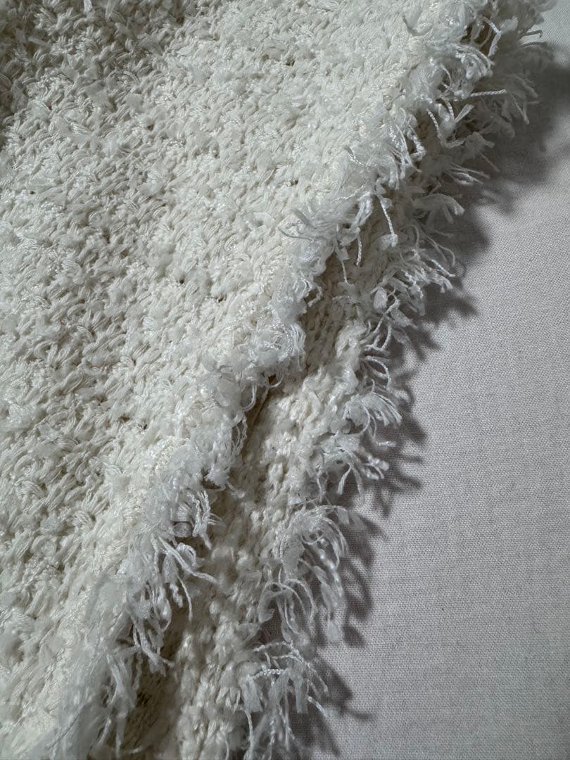 SHIPS ニットツイードクルーネックベスト