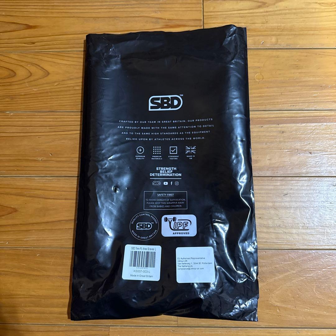 SBD ウエイトトレーニングサポーター ブラック/レッド