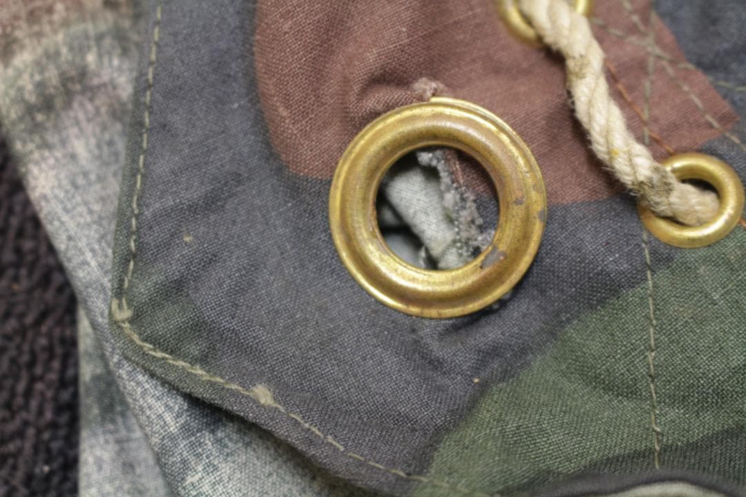 訳あり ノルウェー軍幕 カモ2 ポンチョテントシート 1枚