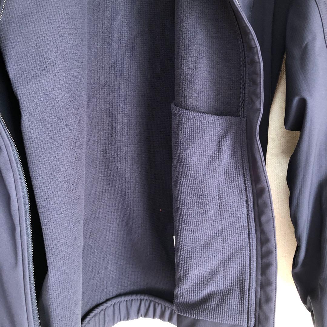 adidas フード付きネイビーウィンドブレーカーXL 新品未使用