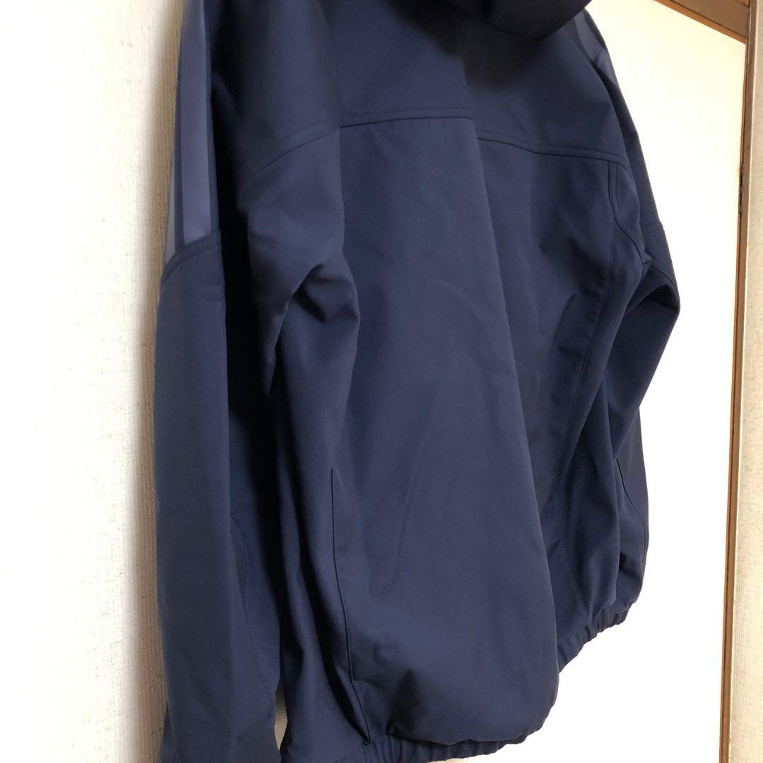 adidas フード付きネイビーウィンドブレーカーXL 新品未使用