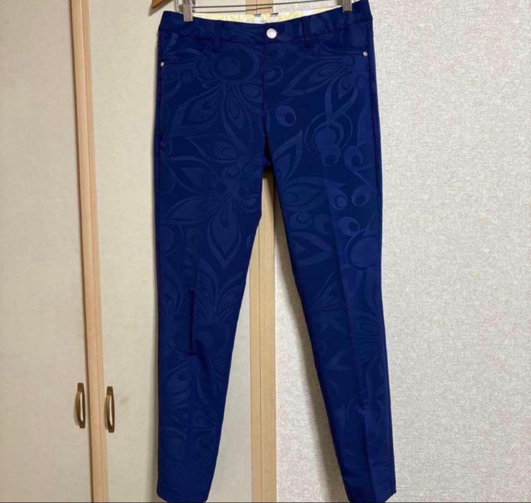 美品　ラウドマウス　ゴルフ ポロシャツ パンツ 2点セット　ネイビー　L/L