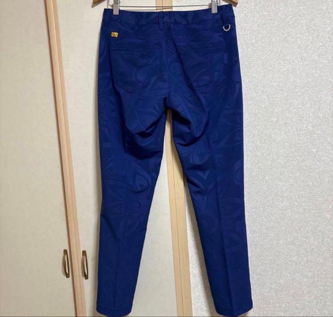 美品　ラウドマウス　ゴルフ ポロシャツ パンツ 2点セット　ネイビー　L/L