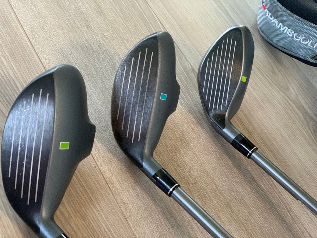 PRGR プロギア Qシリーズ 3本セット レギュラーシャフト 格安