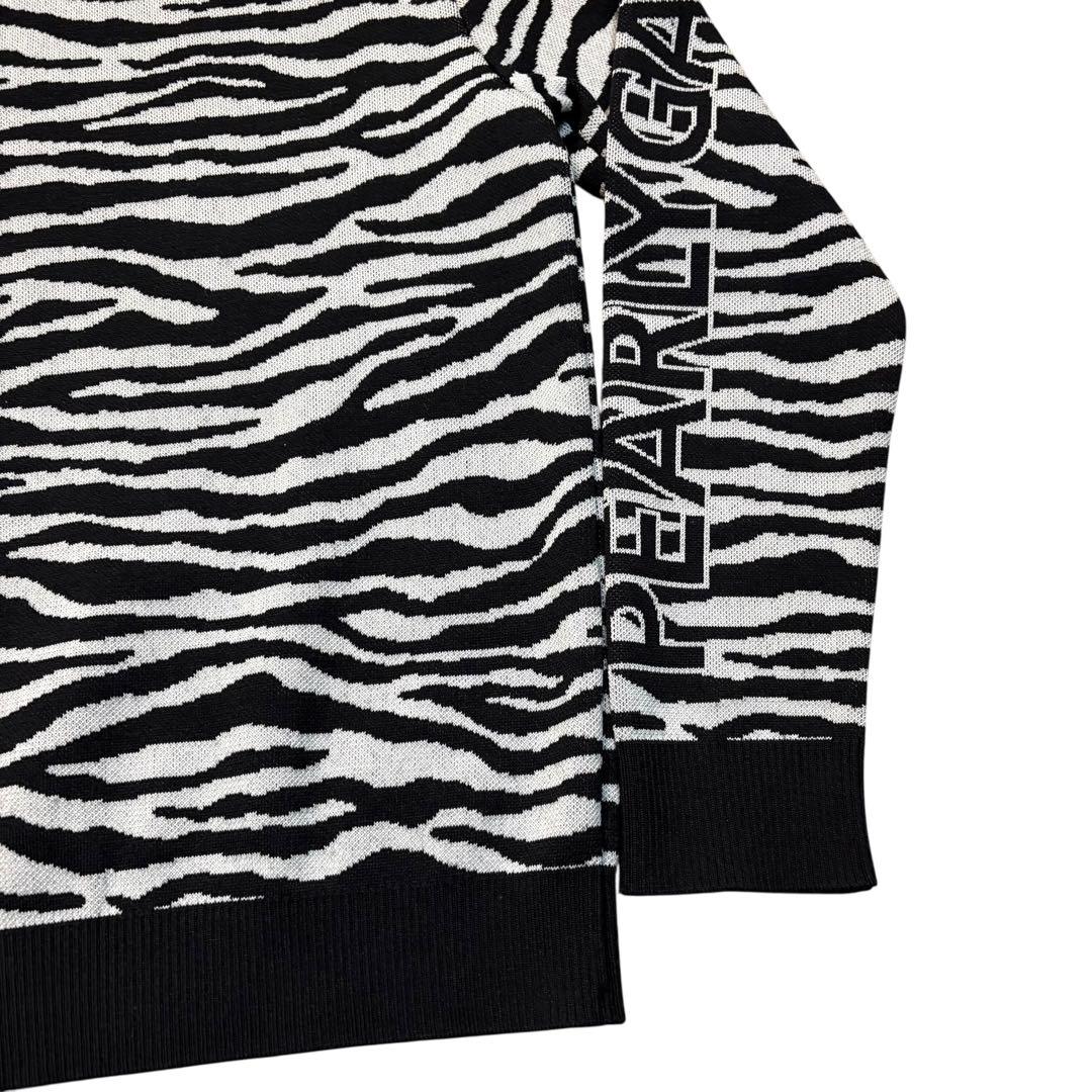 PEARLY GATES ゼブラ柄 ニット セーター サイズ5 ゴルフウェア