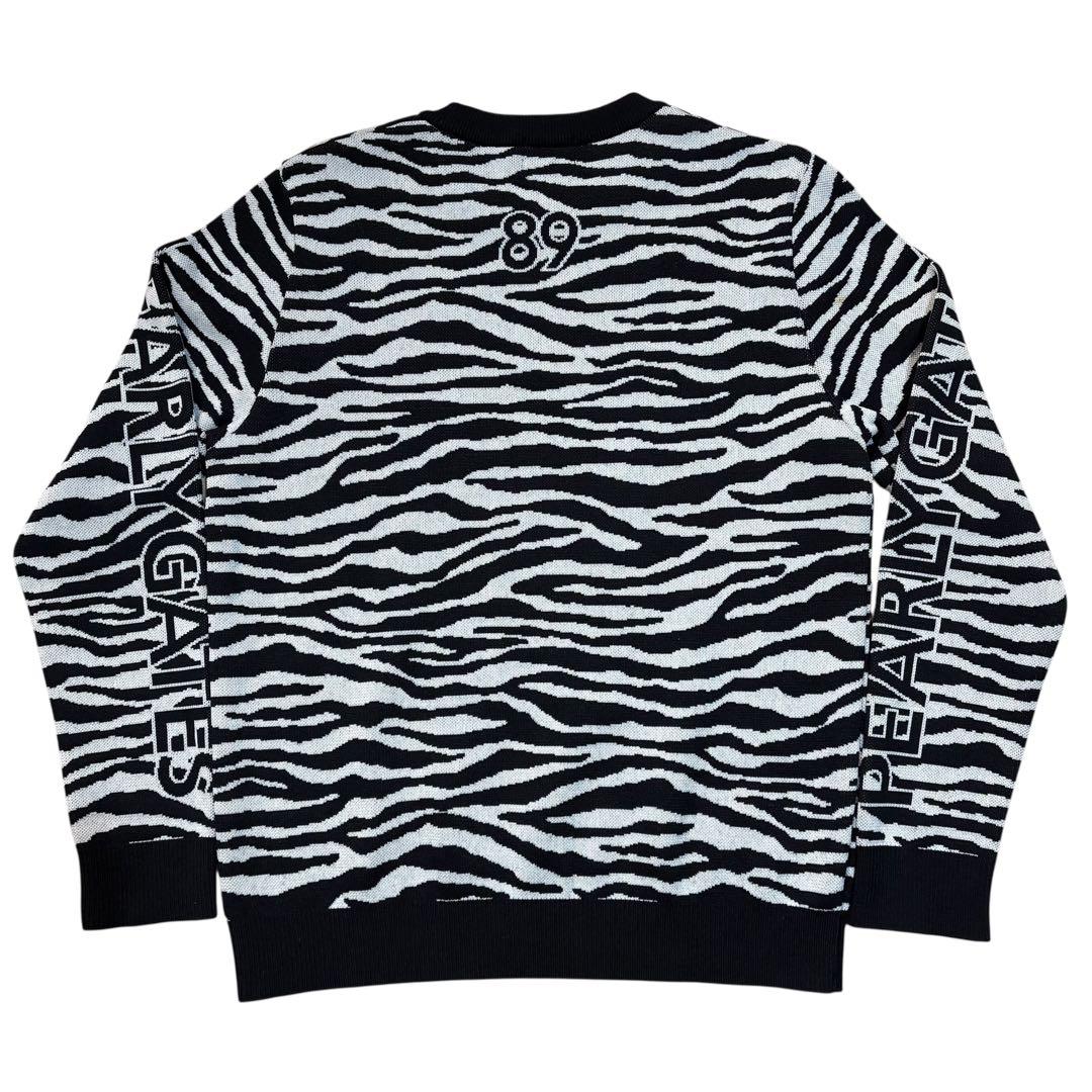 PEARLY GATES ゼブラ柄 ニット セーター サイズ5 ゴルフウェア