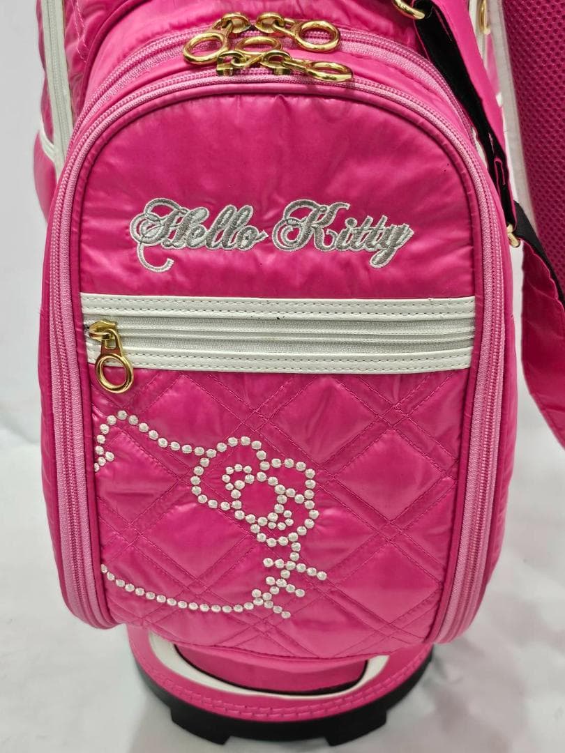 レディース　ハローキティ　ピンク　キャディバッグ　5分割　約3㎏　K-2845