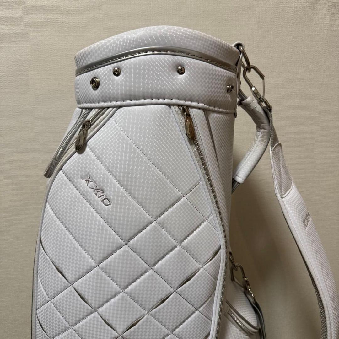 XXIO ゼクシオ レディース キャディバッグ ホワイト系 8.5型