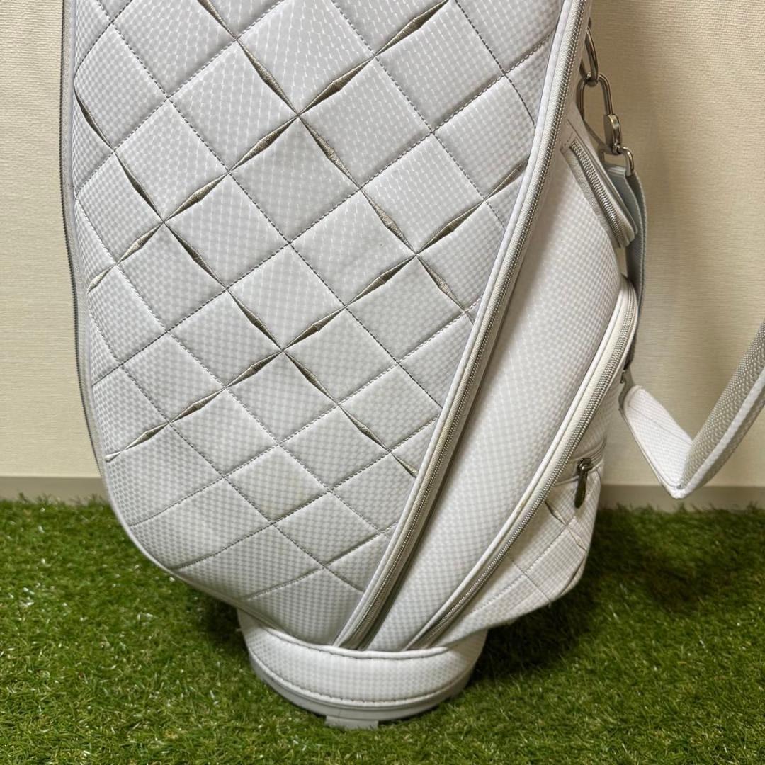 XXIO ゼクシオ レディース キャディバッグ ホワイト系 8.5型