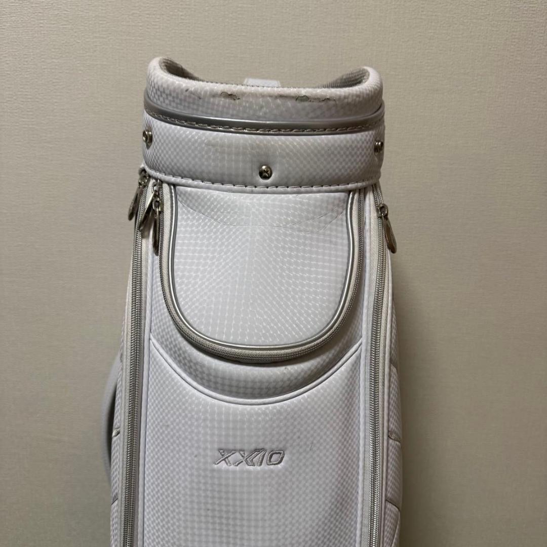 XXIO ゼクシオ レディース キャディバッグ ホワイト系 8.5型