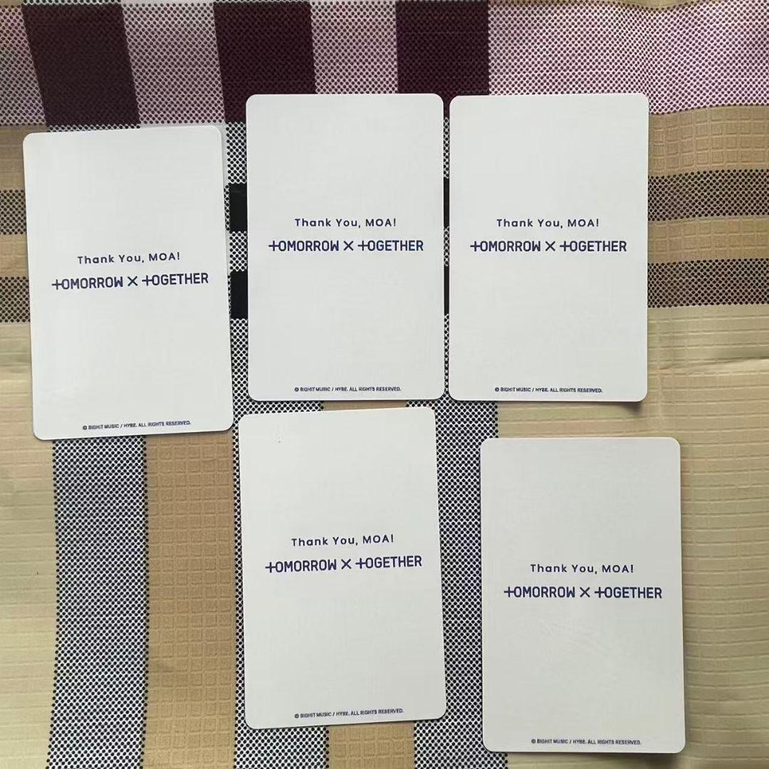 TXT トゥバ ACT:TOMORROW FC 新規入会 トレカ 5枚セット