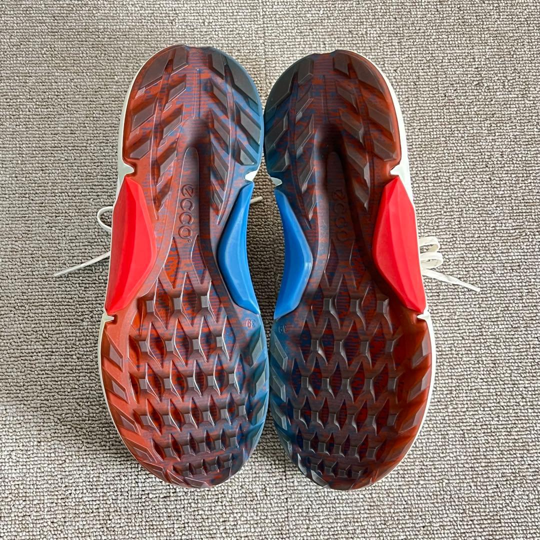 未使用品級✨エコー ECCO バイオム ゴルフシューズ ホワイト 24.5㎝