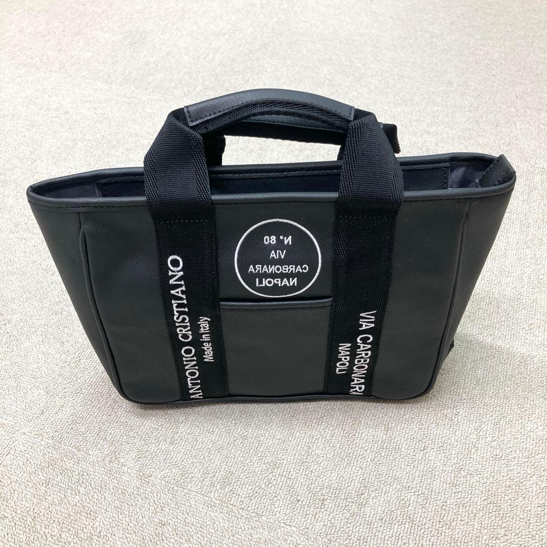 新品　ANTONIO CRISTIANO カートバッグ　ブラック　ゴルフ　メンズ