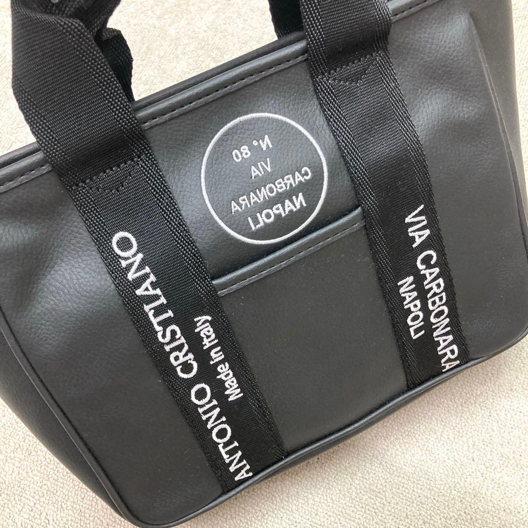 新品　ANTONIO CRISTIANO カートバッグ　ブラック　ゴルフ　メンズ