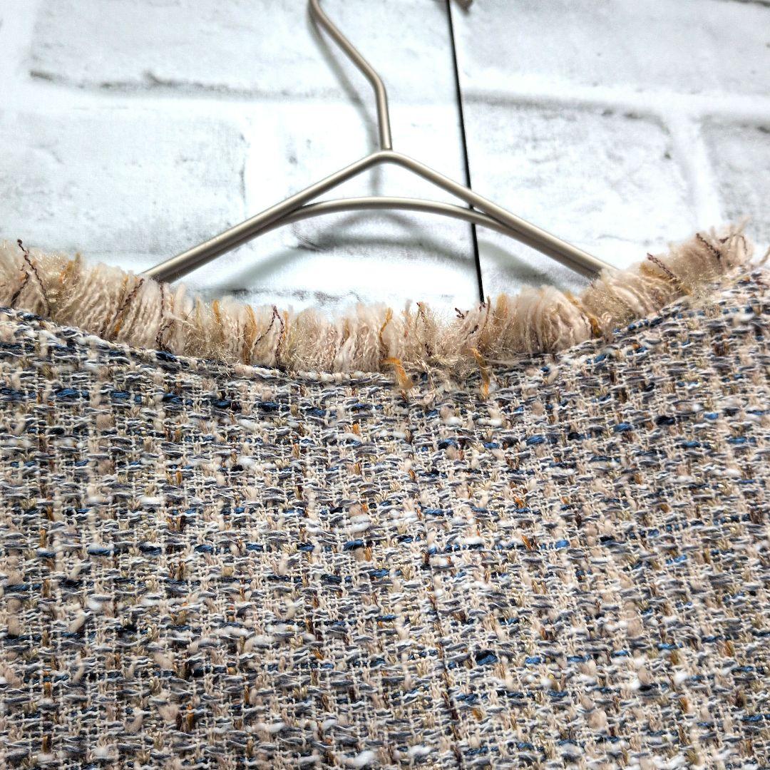 グリーンレーベルリラクシング ツイード ジレ 金ボタン ベスト