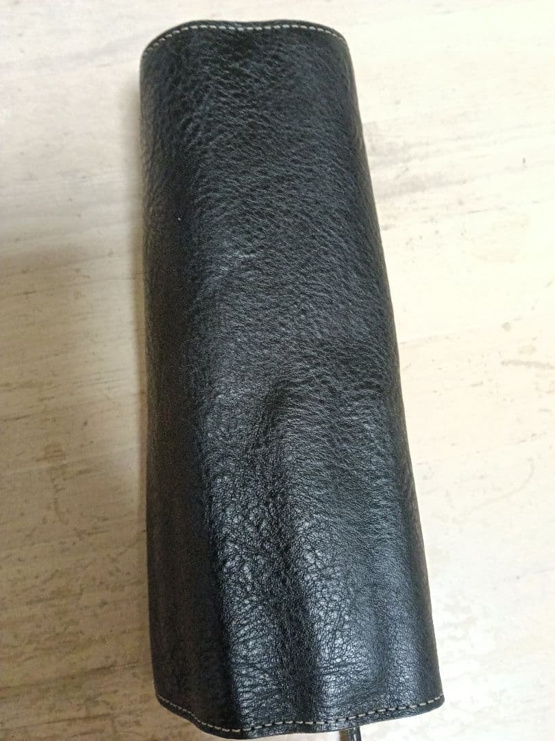 土屋鞄 トーンオイルヌメ革 ロール ペンケース ブラック　ブラウン
