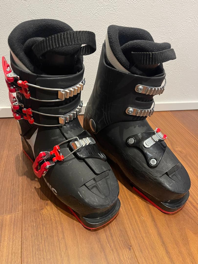 HEAD JOY ジュニア スキー板 117cm ストック ATOMIC ブーツ