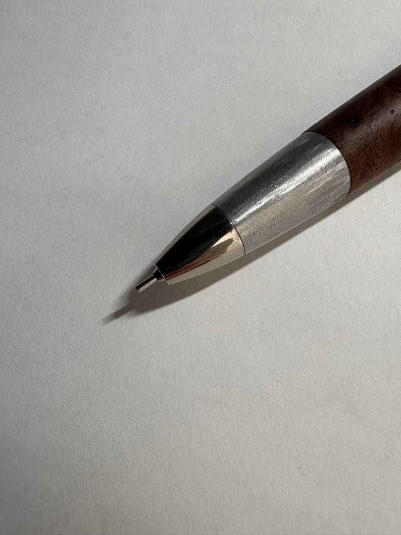 ボナンペン　花梨瘤杢　斑紋金具風　シャーペン0.5 おまけ付き
