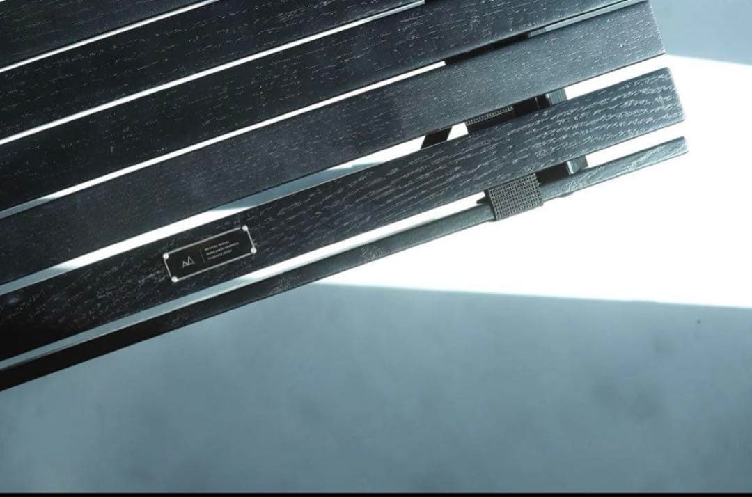 ANOBA アノバ　ウッドロールテーブル BLACK EDITION